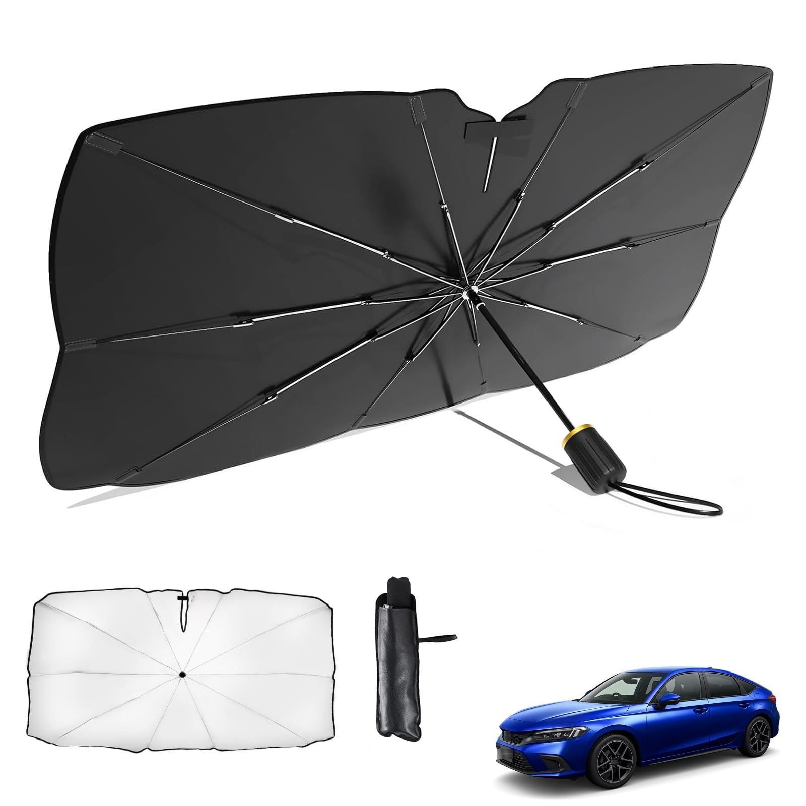 

Honda Civic 11th Generation FL1/4 Type, September 2021 - Present Car Umbrella-type Folding Sunshade Civic 11th generation