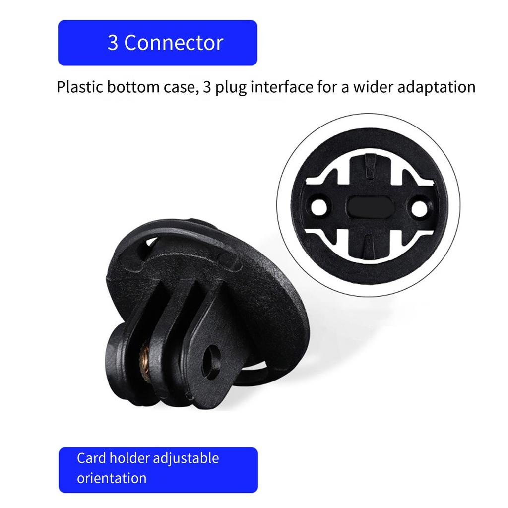 Quick Release Camera Headlight Adapter Front Light Stand Bicycles Computer Holder Base Bicycles Camera Light Mount