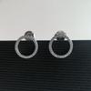 Серебряные серьги с фианитами (2190677)