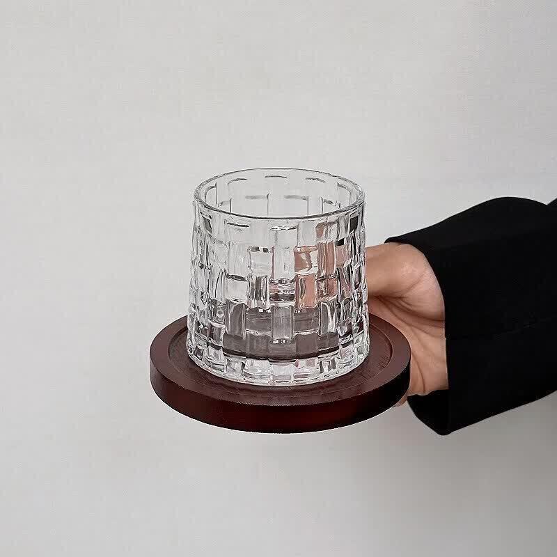 Retro Irregular Glass Coffee  Beverage Cup