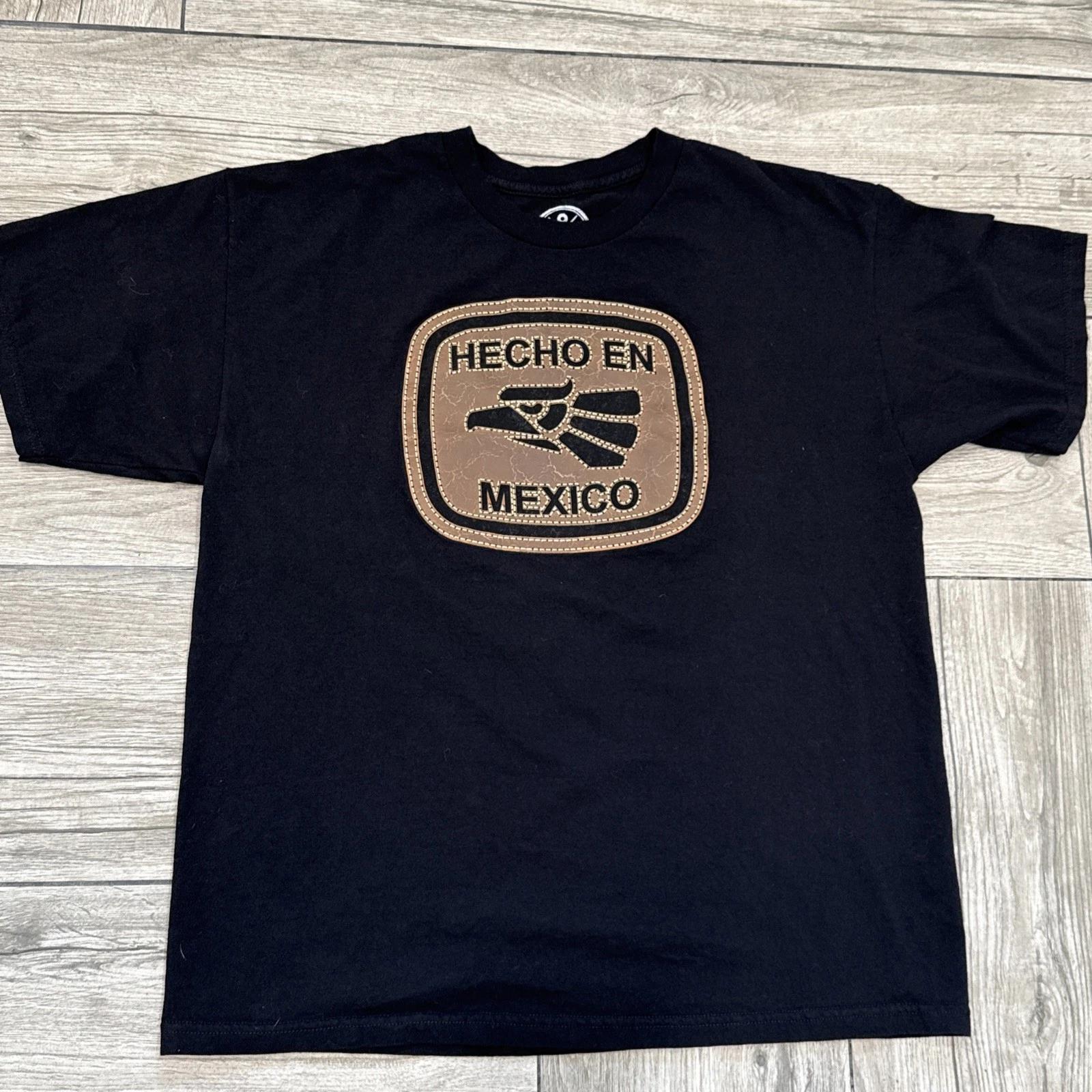 Hecho En Mexico Made in Mexico DOM Short Sleeve T-Shirt Size XL L