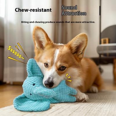Hundespielzeug Zähneknirschen Widerstandsfähig Welpe Hund Plüsch Sound Selbst-Hi Langeweile Linderung Artefakt Welpe Haustier Sound Spielzeug