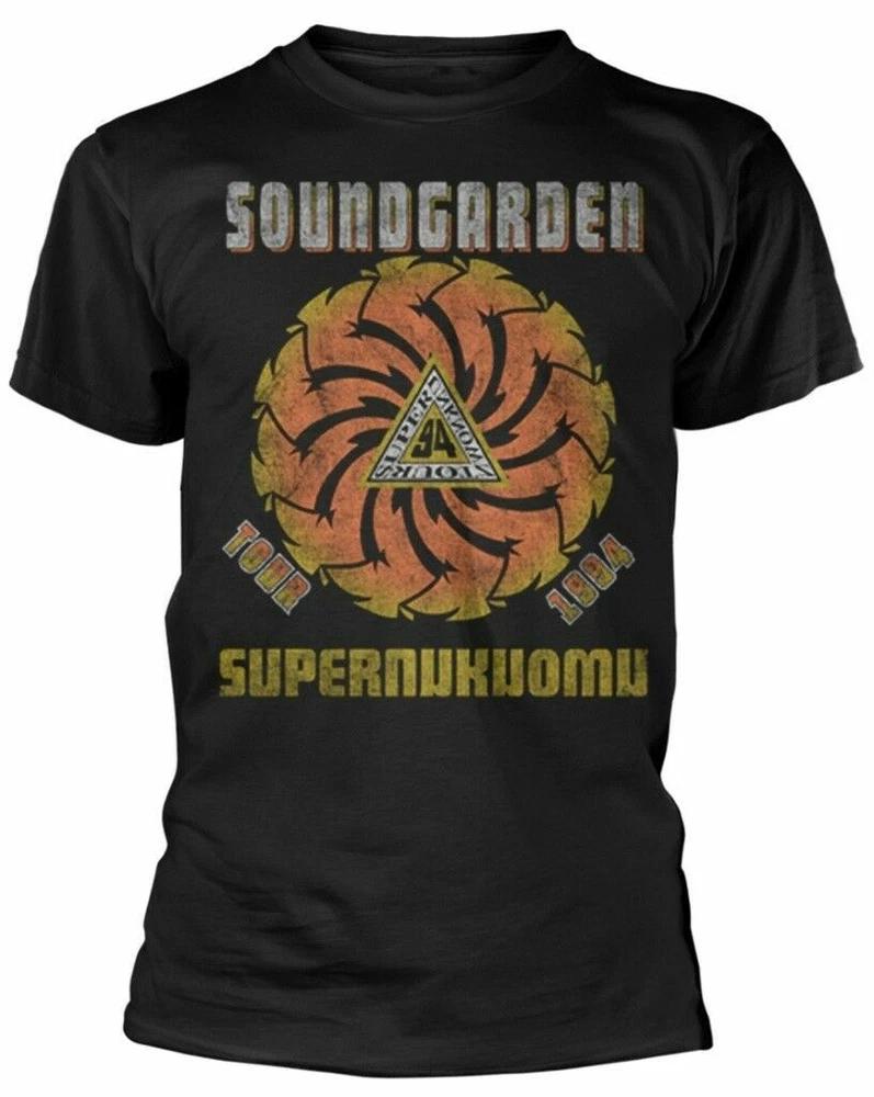 Official Soundgarden T Shirt Superunknown Tour 94 Black Classic Rock Band Tee 2XL