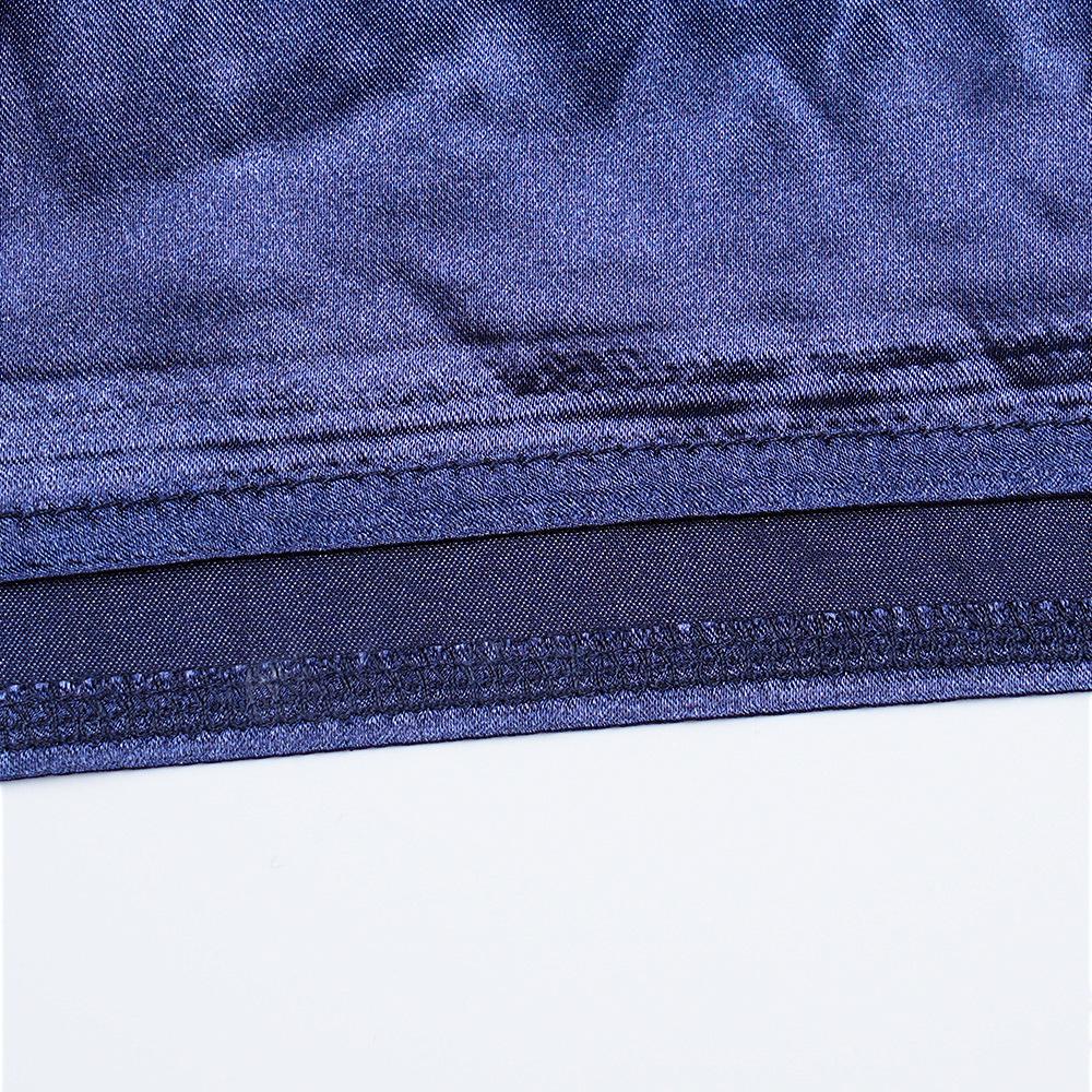 Plus Size Adjustable Belt Dresses Women's Drill Silk Satin Bat Sleeve Long Dress