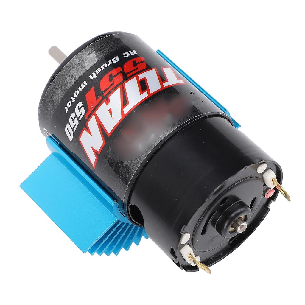 Silnik Samochodu RC 550 Uniwersalny Silnik Szczotkowy z Niebieskim Radiatorem dla Axial SCX10 dla Hpi dla Redcat JL