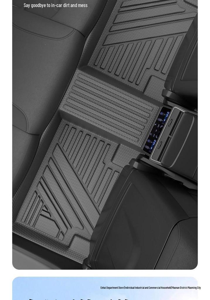 Volkswagen Teramont 17-25 Models All-Inclusive Modified TPE Anti-Slip Floor Mats for Five/Seven-Seater