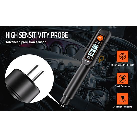 Automotive Brake Fluid Diagnostic Tool DOT 3.0/4.0/5.1 Compatible Brake Oil Detection Pen Support for Automotive Maintenance
