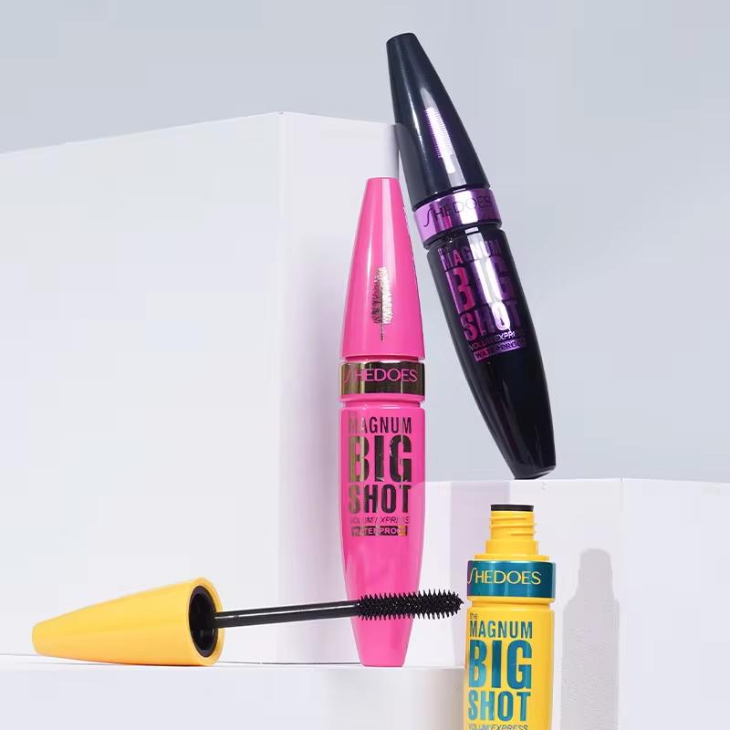 Black Thick Eye Black Lengthened Waterproof Sweat Proof Lasting Lasting Lasting Mascara Setting Cream