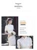 Petite White Retro Cheongsam 2025: Autumn High-End Short Dress for Girls