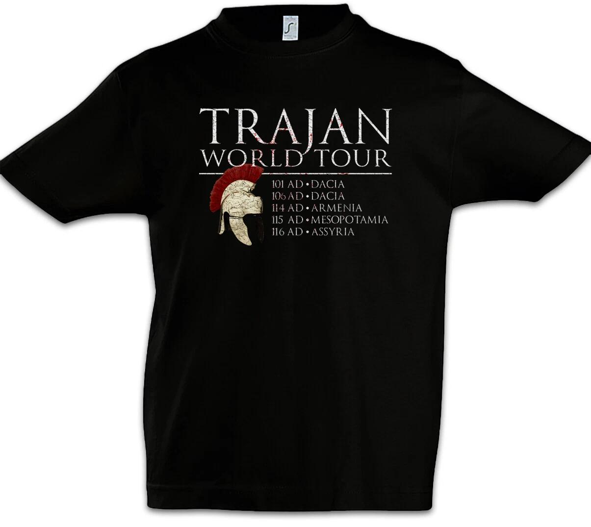 Trajan World Tour Kids Boys kids boys T-Shirt Fun Rome Rome Legion Roman Emperor 130