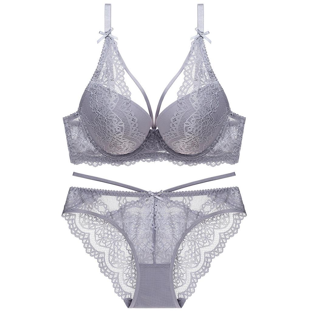Sexy lace underwear women's small breasts show big gathering bra Adjustable type closed breasts upper support bra bra