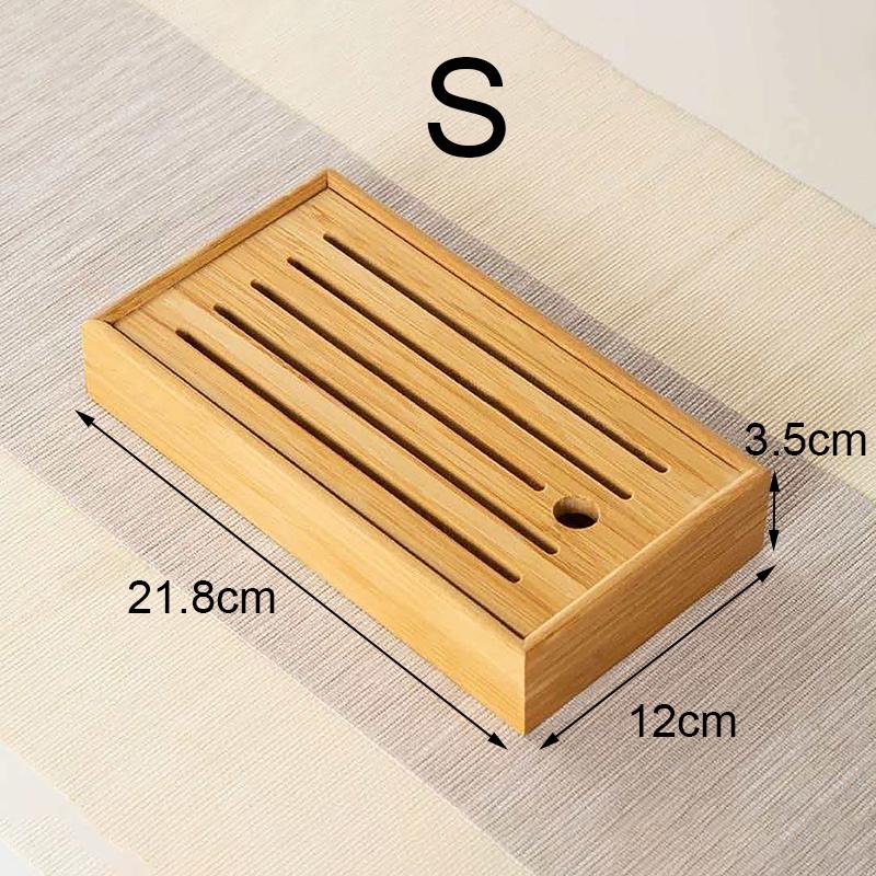 Tea Board Bamboo Tea Tray Drainage Tank Puer Tea Table Saucer Drawer Tray For Ceremony Teaware Tool