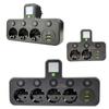 Multi-Socket Power Strips Wall Socket Adapters Power Converter with Independent Switches for Multiple Device Use Enduring