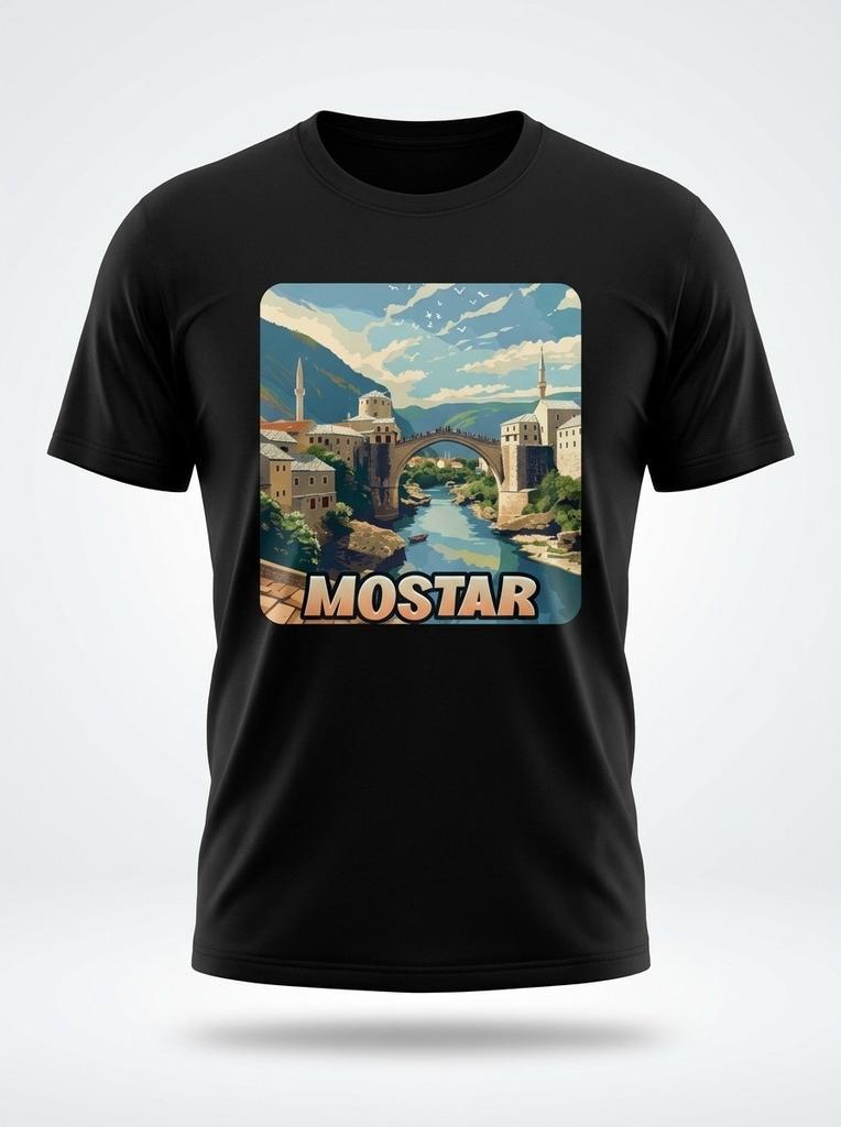Mostar Bosnia and Herzegovina - Unisex Short Sleeve T-Shirt
