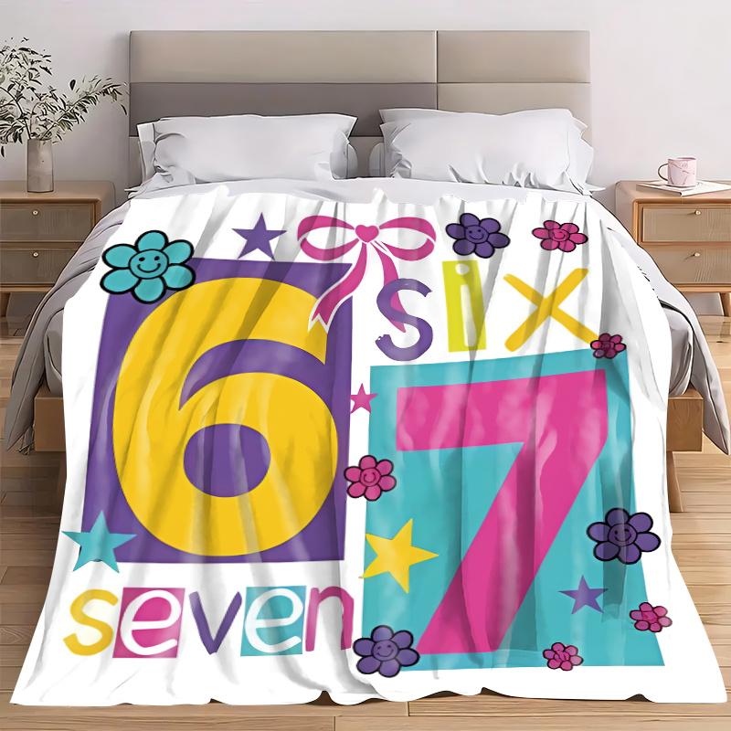 Bedruckte Decke Nummer 67 - Eine bequeme Bettdecke für alle Jahreszeiten, ideal als Weihnachts-/Geburtstagsgeschenk
