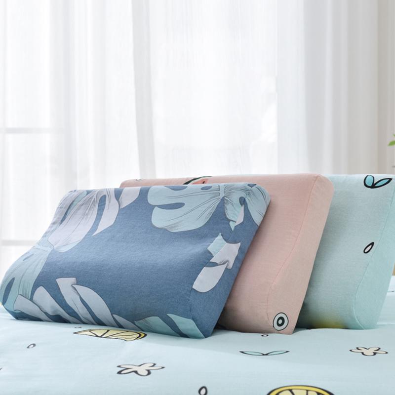 Creative Soft Pillow Cases Slowly Rebound Memory Foam Space Pillow Cases Neck Healthcare Memory Pillow Cover Latex Pillowcase
