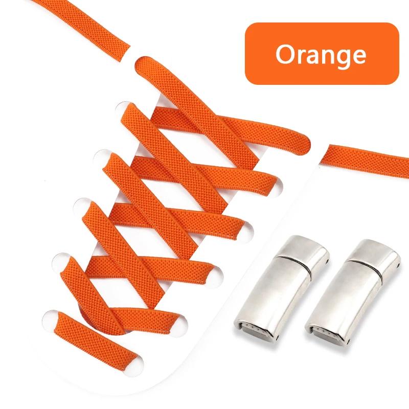 Magnetic Shoe Laces Clip Flat Elastic Stretch Laces No Tie Shoelaces Casual Sneakers Woman Men Children Shoelace Shoes Accesorie