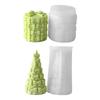 Festival Holiday Silicone Mould Featuring Christmas Tree Bowknot Designs For Candle Soap Chocolate Craft Projects