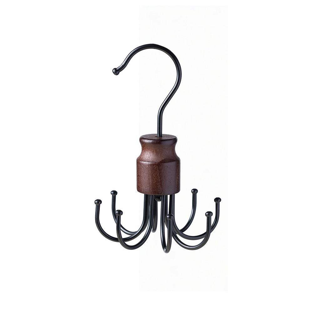 Rotating Top Hook Multi-Claw Bag Hook 8 Hook Metal Belts Hanging Rack  Dorm Storage Hanger