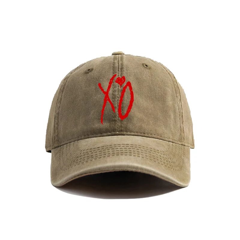 2025  XO The Weeknd Baseball Cap Distressed Hats Cap Unisex Retro Outdoor Summer Adjustable Dad Hat  Fashion