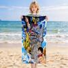 One Piece Stylish Digital Printing Beach Towel Quick‑Drying Absorbent Blanket for Beach Pool Gym Travel C356