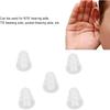 BigKing Hearing Aid,Universal 5pcs Hearing Aid Domes Ear Tips Silicone Soft&Comfortable 3 Layers Transparent Replacement BTE ITE Hearing Aids