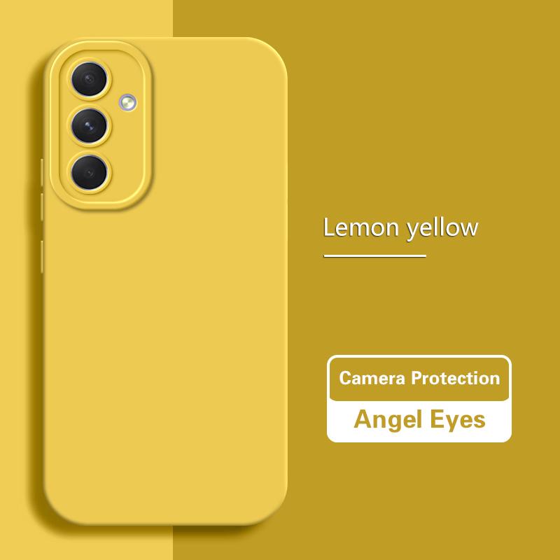 Angel Eyes Phone Case for Samsung Galaxy A55 5G 6.6" High Qualtiy Camera Protection Official Silicone Luxury Back Cover