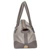 A.D.M.J. Accessoires De Mademoiselle [Excellent Condition] Nylon/leather Switch Handbag grayUsed