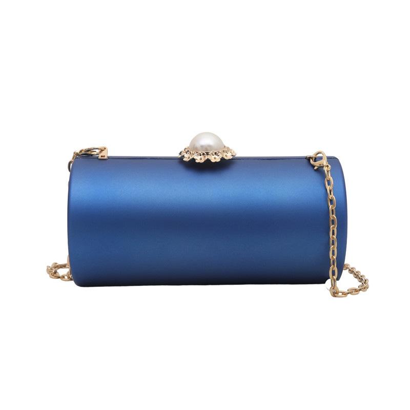 Acrylic cylinder bag 2025 new European and American fashion niche dinner bag women's shoulder chain box bag tide