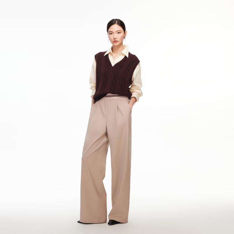 VEROMODA Women's Color-Block Pocket Straight-Leg Pants