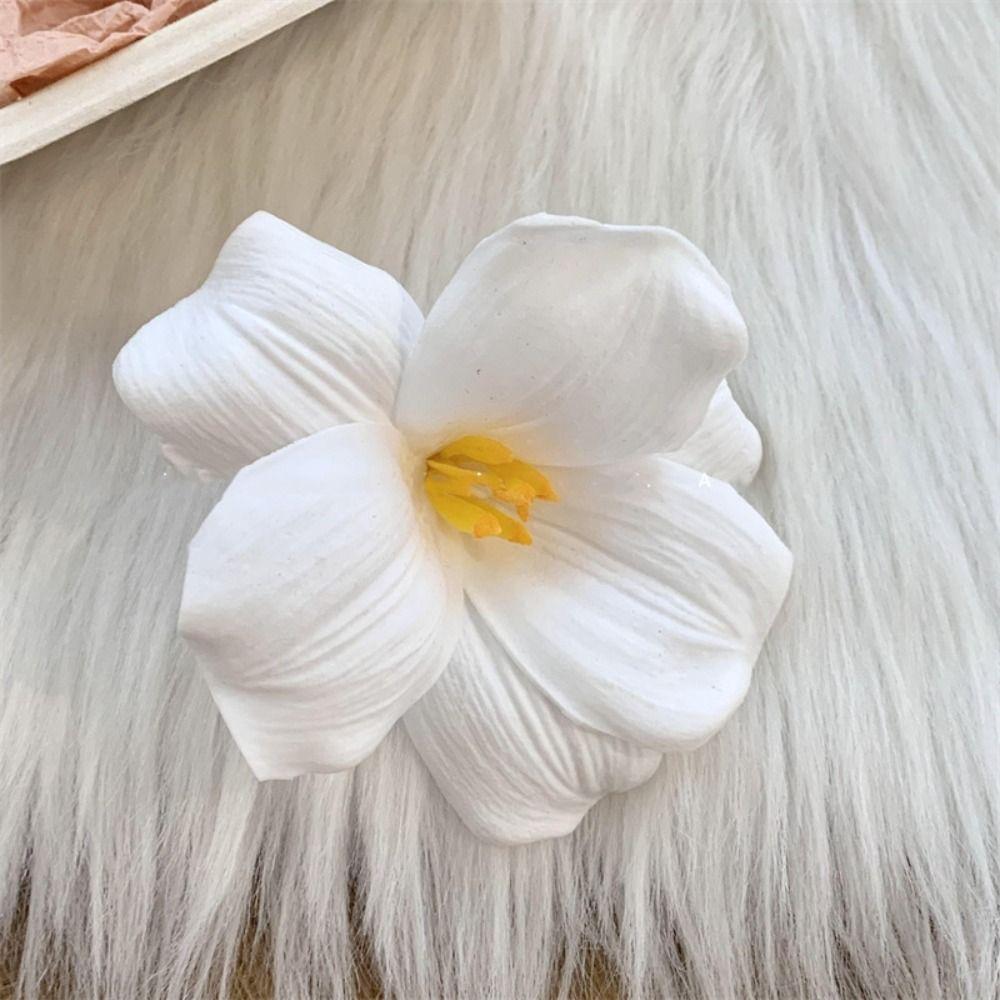 Korean Style Tulip Flower Hairpin Cloth Simulation Flower Hair Clip Sweet   Beach