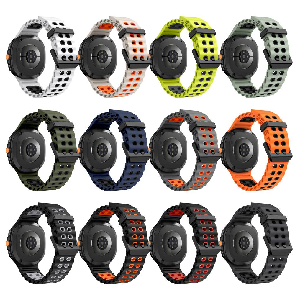 Silicone Marine Band For Samsung Galaxy Watch 8 Classic 46mm Sports Strap For Samsung Watch 8 44mm 40mm Bracelet Watchbands