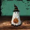 Ghost Decorations Spooky Ghost Halloween Figurine Resin Decorations Festive Sculpture For Women Holiday Workplace Desk Party