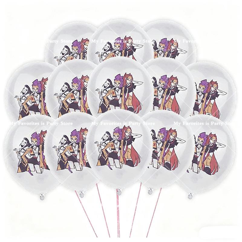Kpop D-Demon Hunter Balloon Latex Balloons Set Kid Girl Balloon for Wedding Party Decoration Baby Shower Supplies Birthday Gifts