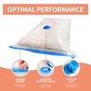 4pcs Thickened Vacuum Compression Bag, Transparent Quilt Vacuum Bag, Storage Bag, Household Clothing Storage And Sorting Bag