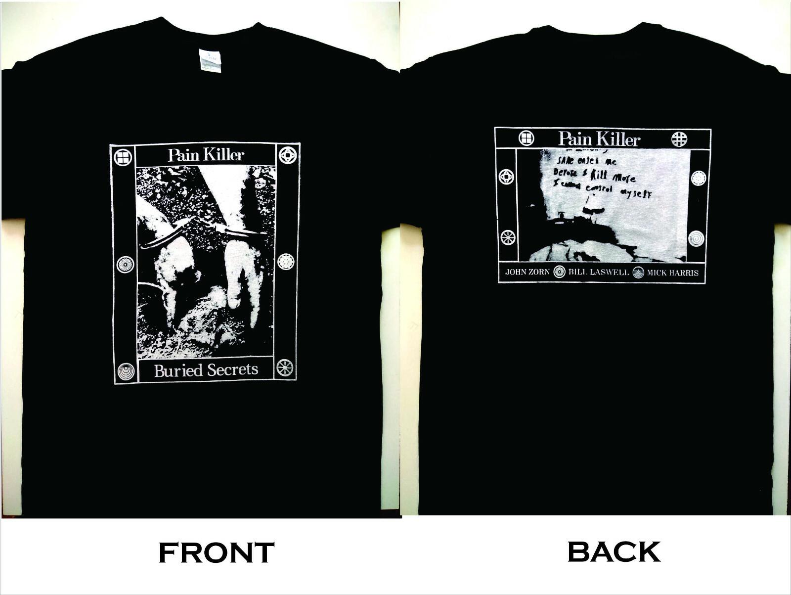 PAINKILLER BURIED SECRETS T SHIRT black new John Zorn Bill Laswell naked city XXL