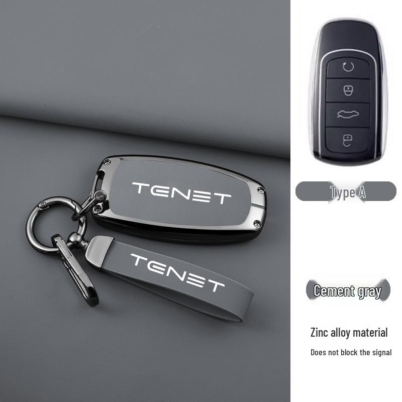 Tenet Tianneng T4/T7/T8/T9 Car Key Metal Protective Case with Hanging Buckle