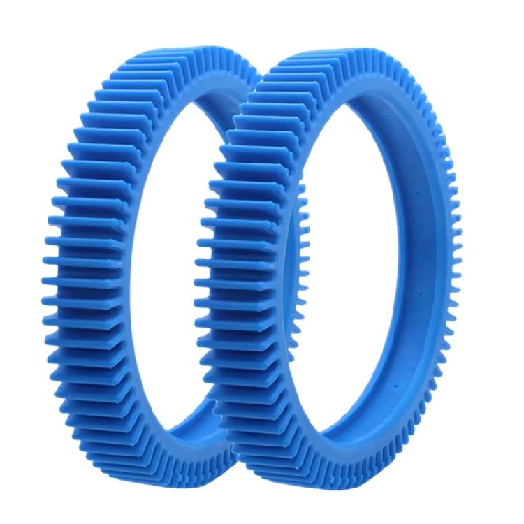 2 Pieces Hump Style Tires For Automatic Pool Cleaners Increases Coverage And Prevents Obstruction