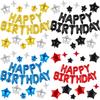 Happy Birthday To Xiyin Tk Aluminum Film Balloon Five-Star Cross Star Set Children'S Birthday Party Decoration