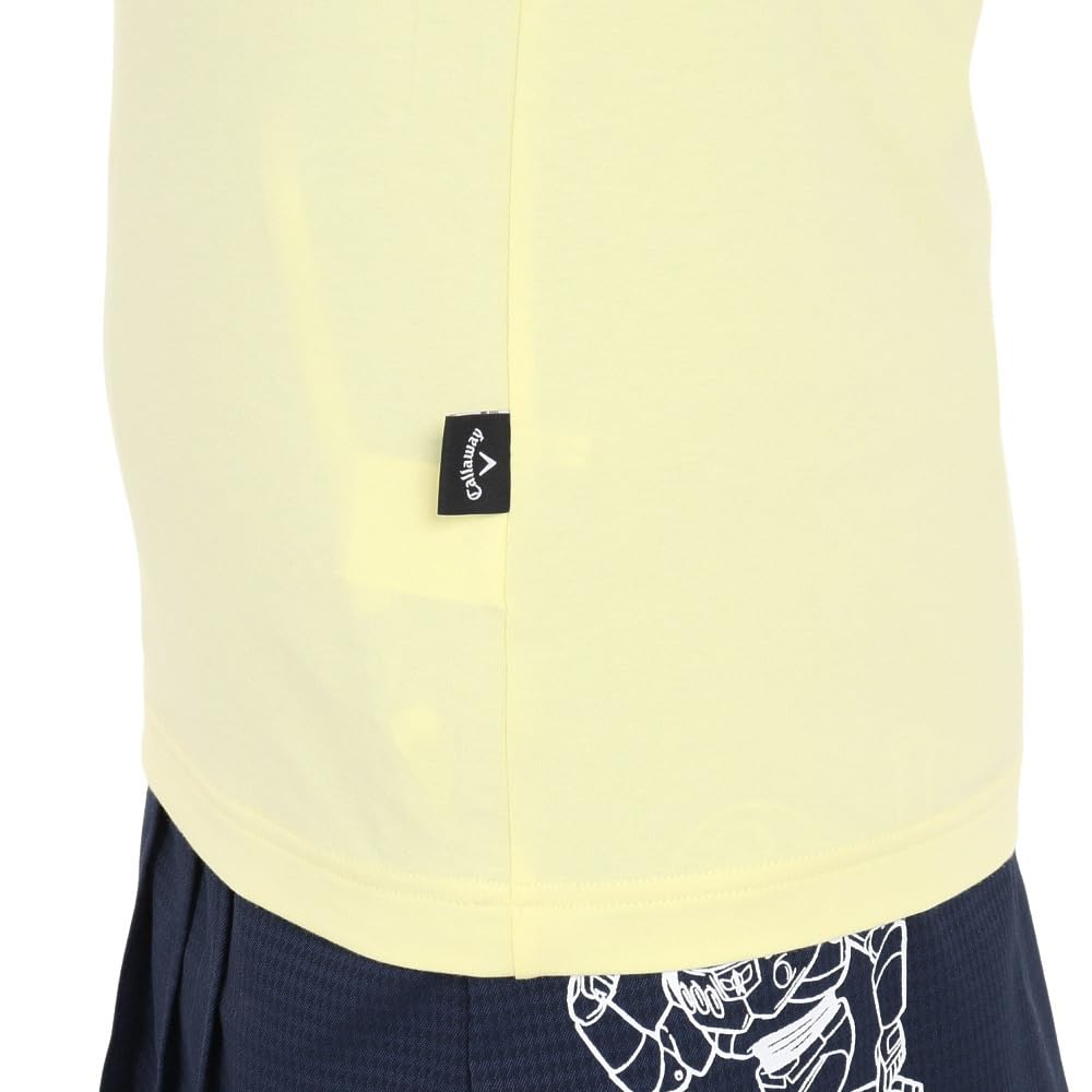 Callaway Short Sleeve Mock Neck Shirt STORY Golf Undershirt C23134242 Size M Women's [TOY Collaboration] (Stretch) / / 1061_Yellow,