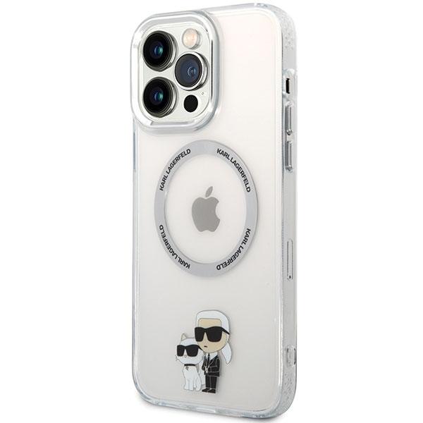 Karl Lagerfeld Klhmp13Xhnkcit Iphone 13Pro Max 6,7 Hardcase Transparent Iconic Karl&Choupette Magsafe