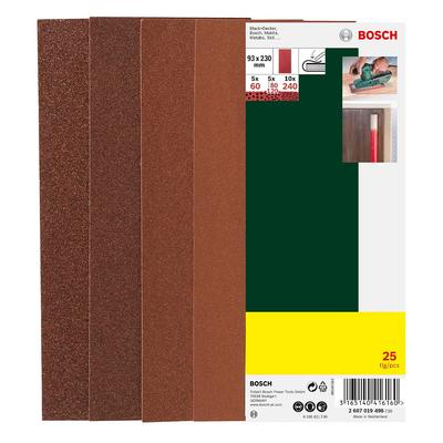 BOSCH Orbital Sander Paper Set PR-PSSM25
