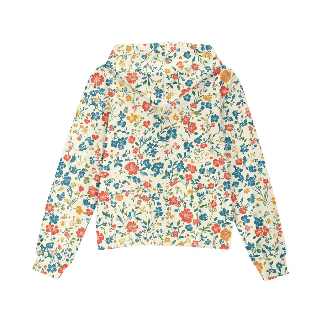 Kinder Mode Bedrucktes Langarm Kapuzensweatshirt Mädchen Hoodie Jacke