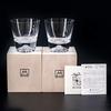 Tajima Glass Fuji a Pair of Plain Fuji Rocks Glasses and a Fuji Rocks This Edo Glass Set Includes Two Whiskey and Rocks Perfect for and Other A