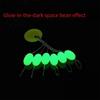 Ball Carp Fishing Big Line Stop Space Beans Rubber Stopper Luminous Space Beans Big Space Beans