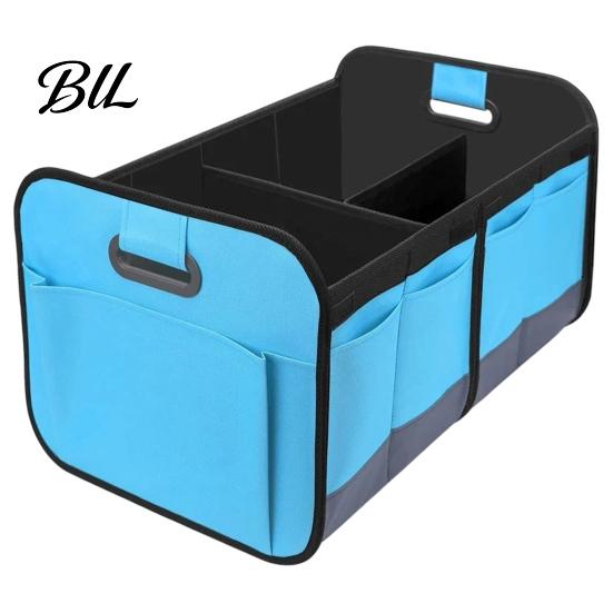 Car Trunk Organizer Organizer, Partitioned Compartments Design, Durable Waterproof Foldable Storage Oxford Cargo Container for Vehicle And Home