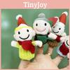 Finger Puppet Family Collection With Short Plush Material For Holiday Playtime