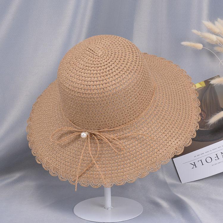 Summer Women's Sunshade Hat Tourist Beach UV Protective Beach Hat Outdoor Foldable Hat