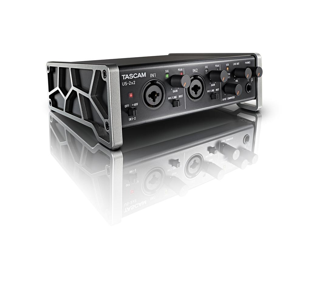 TASCAM USB Interface / US-2x2 audio/MIDI