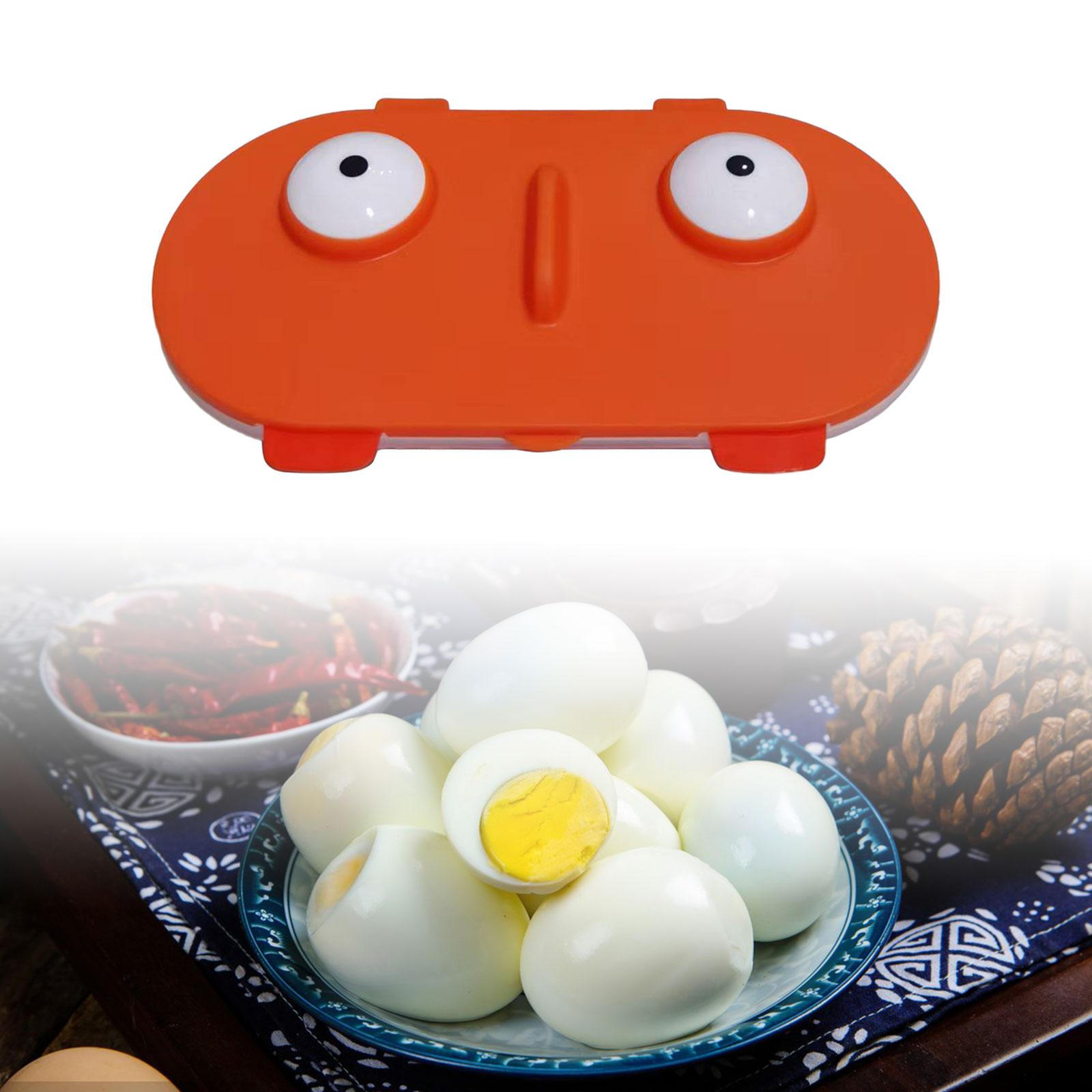 

Egg Cooker Double Maker 2 Cavity Breakfast Cooking Tools Steamer Poacher Cups for помаранчевий